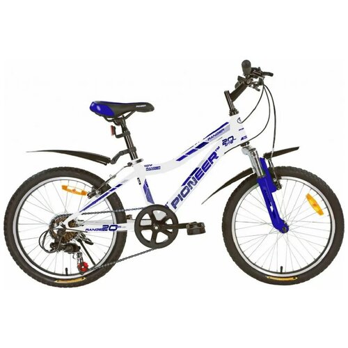 фото Велосипед pioneer ranger 20"/11" 2020-2021 white-blue-darkblue