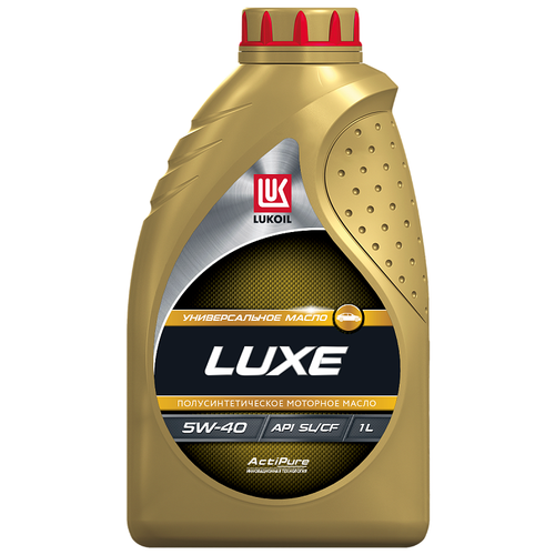 фото Масло моторное полусинтетическое lukoil luxe 5w-40, 1л лукойл