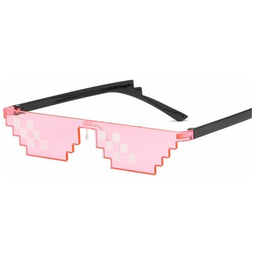 фото Пиксельные очки 8 бит (fashion розовые) люблю дарить