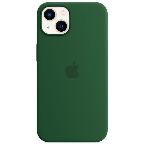 фото Чехол apple силиконовый чехол magsafe для iphone 13 цвета «зеленый клевер»
