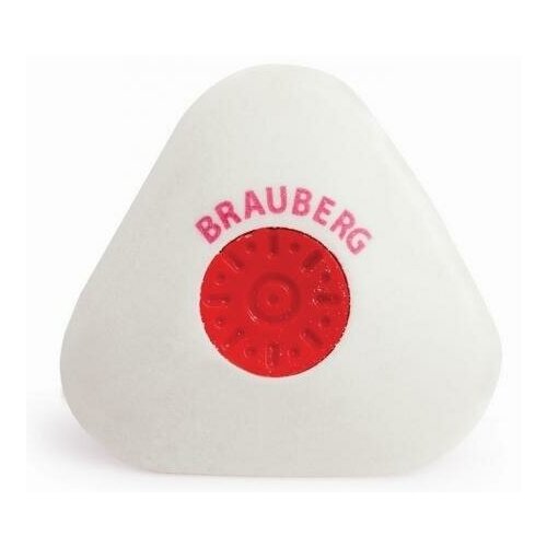 фото Brauberg резинка стирательная brauberg 222473 1 шт треугольный