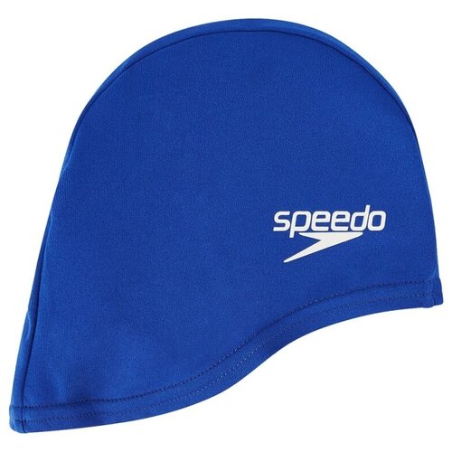 фото Шапочка для плавания детская speedo polyester cap jr , арт.8-710110309, синий, полиэстер