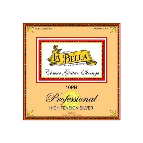 фото La bella high tension silver 10ph струны для классической гитары, нейлон+серебро