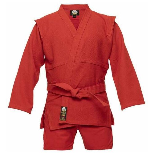 фото Куртка для самбо firuz фируз цвет красный размер 155 см