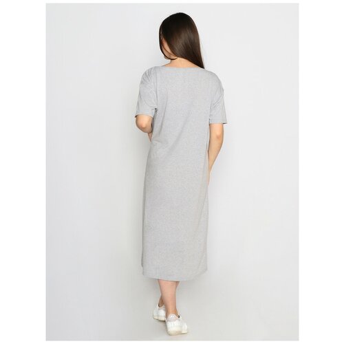 фото Платье margo, размер 48, серый меланж