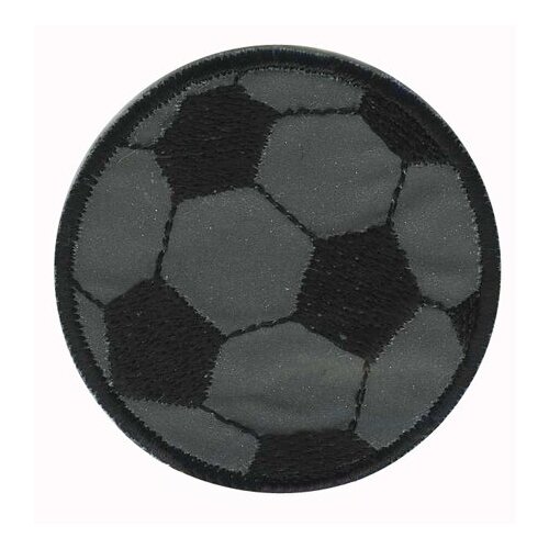 фото Термоаппликация светоотражающая hkm футбольный мяч, 1 шт hkm textil