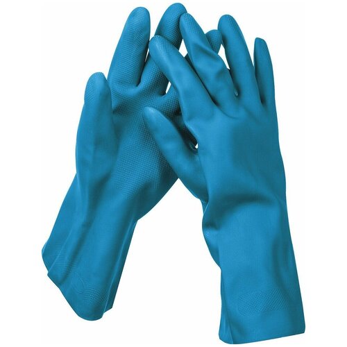 фото Stayer латексные перчатки stayer dual pro р. l хозяйственно-бытовые с неопреновым покрытием 11210-l