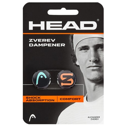 фото Виброгаситель head zverev dampener x2, turquoise/orange