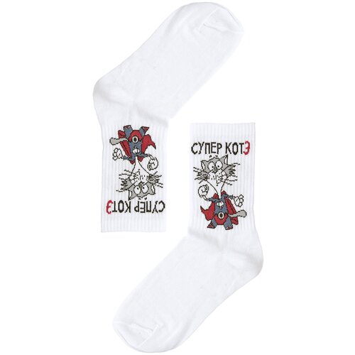 фото Носки cosmosocks pr100 "супер котэ" 38-43