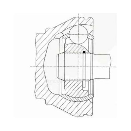 фото Gkn 302872 шрус ком кт пыльник смазка хомут