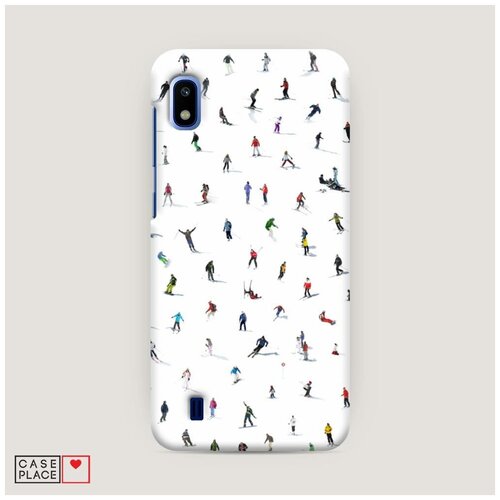 фото Чехол пластиковый samsung galaxy a10 хобби лыжи case place