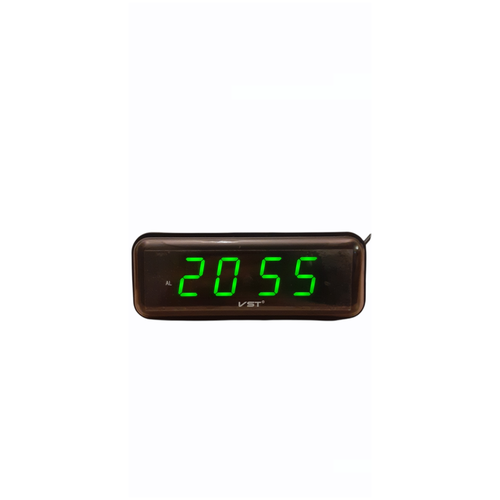 фото Часы электронные настольные vst-738, с зелёной подсветкой