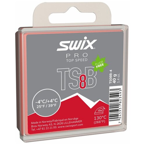 фото Парафин swix black -4 +4 40г