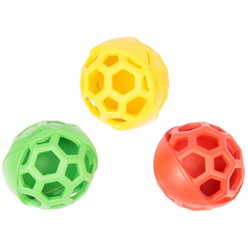 фото Игрушка для собак резиновая "мяч с сотами", в ассортименте, 11.5см duvo+ (бельгия)