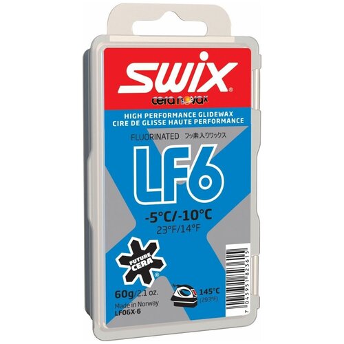 фото Мазь скольжения swix "lf6x blue", 60 г