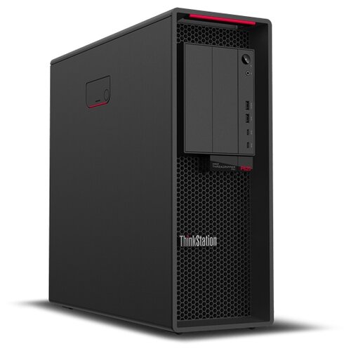 фото Рабочая станция lenovo thinkstation p620 30e0008kru tower 1000w, amd tr pro 3955wx (3.9g, 16c), 2x16gb ddr4 3200 rdimm, 512gb ssd m.2, 1x2tb hdd 7200rpm, nogpu, usb kb&mouse, win 10 pro64 rus, 3y ps