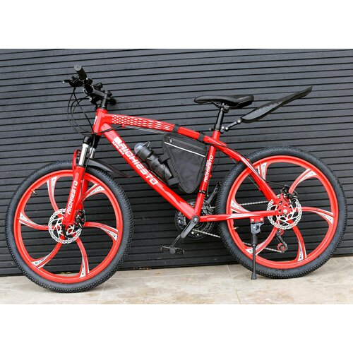 фото Велосипед richiesto 24 литые диски : мощность и стиль в одном велосипеде, красный глянец