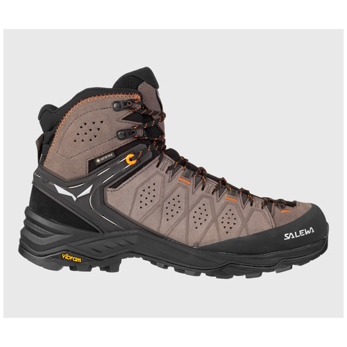 фото Ботинки salewa alp trainer 2 mid gore-tex® men's wallnut/fluo orange (uk:10)