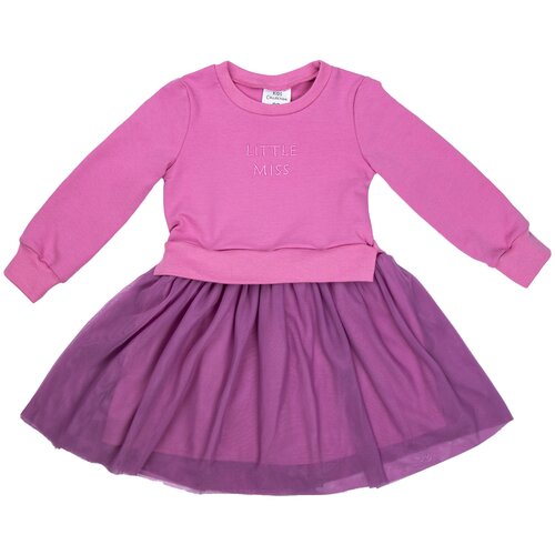 фото Платье детское amarobaby little miss, розовый, размер 110