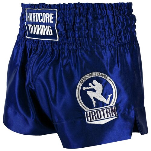 фото Шорты для тайского бокса hardcore training base navy (xl)