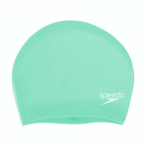 фото Шапочка для плавания speedo long hair cap, 8-06168b961, бирюзовый, силикон,