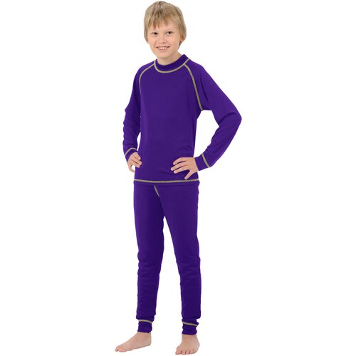 фото Детское термобелье из шерсти мериноса nordkapp junior jassi фиолетовый