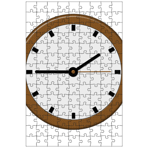 фото Магнитный пазл 27x18см."часы, смотреть, старый" на холодильник lotsprints