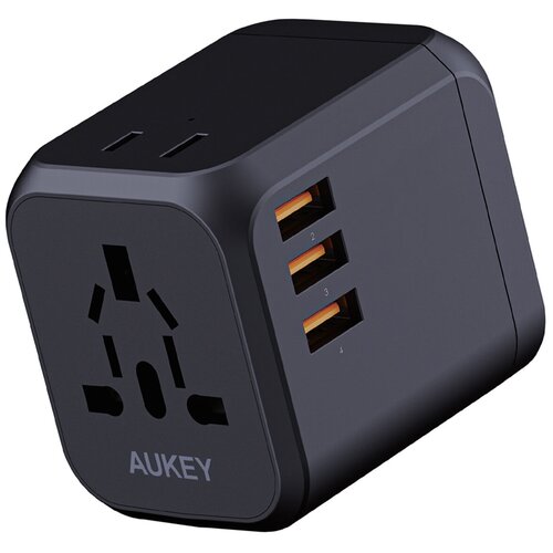 фото Зарядное устройство aukey pd universal adapter 30w pa- ta04 (black)