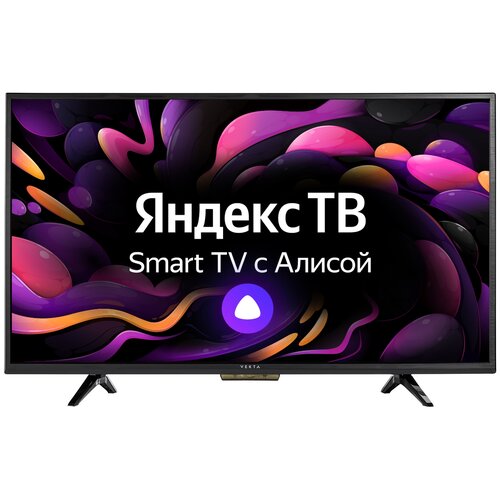 фото 32" телевизор vekta ld-32sr4815bs led, hdr (2021) на платформе яндекс.тв, черный