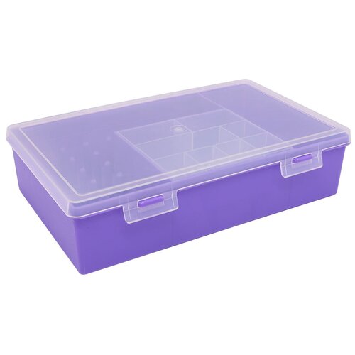 фото 2868-4 органайзер для швейных принадлежностей фиолетовый polymerbox