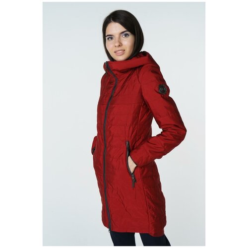 фото Куртка electrastyle, размер 40, бордовый