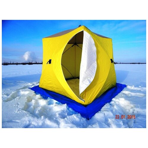 фото Палатка зимняя куб-3 трехслойная (дышащий верх) стэк