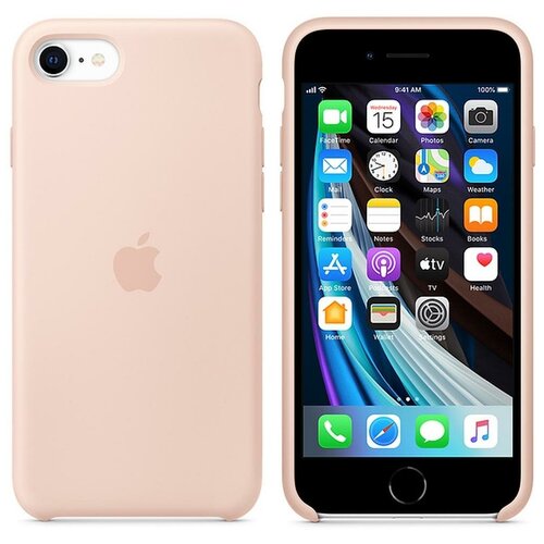 фото Чехол для apple iphone se (2020) silicone case pink sand