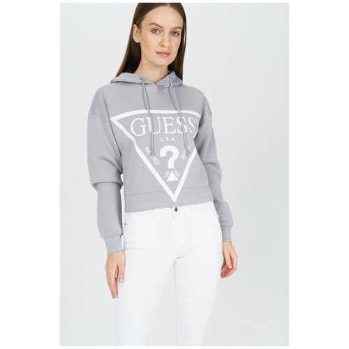 фото Толстовка guess, размер 48/l, серый