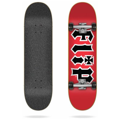 фото Скейтборд комплект flip hkd complete red 8.25 дюймов 2021 flip skateboards