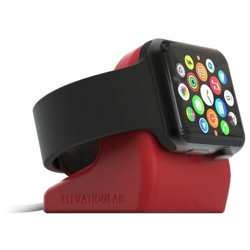 фото Док-станция elevation lab nightstand для apple watch красная