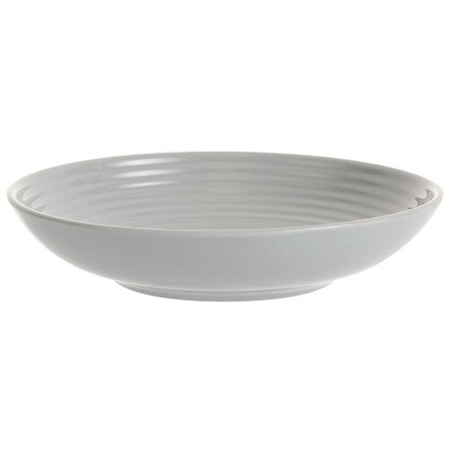 фото Тарелка для пасты living, диаметр 22,5 см, материал каменная керамика, цвет серый, typhoon, 1401.023v