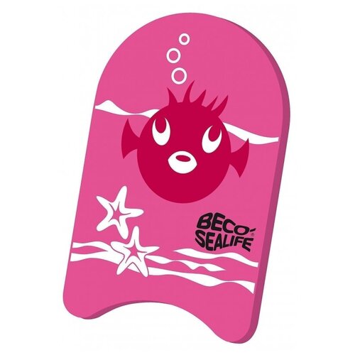 фото Доска для плавания детская beco kickboard sealifе - розовая