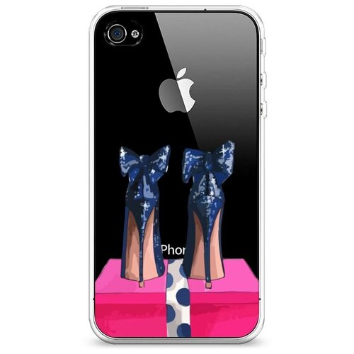 фото Силиконовый чехол "туфли на высоком каблуке" на apple iphone 4/4s / айфон 4/4s case place