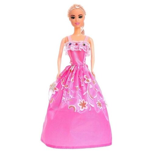 фото Кукла-модель "сандра" в платье с длинными волосами, микс кнр
