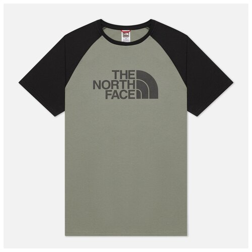 фото Футболка the north face ss raglan easy ta37fvv38 размер xl, зеленый