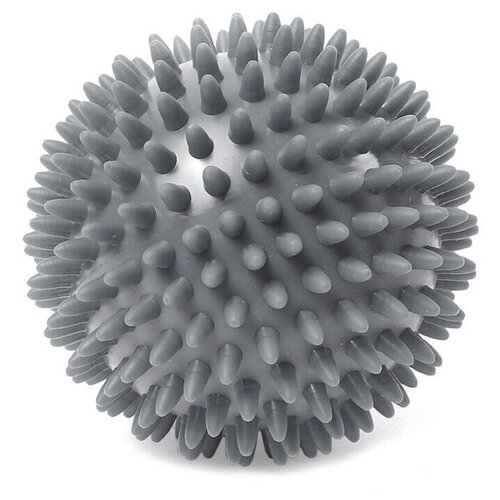 фото Мячик для собак с шипами, 8,5 см, серый urm