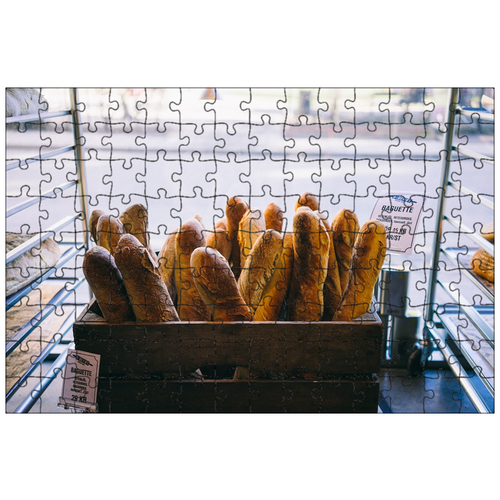 фото Магнитный пазл 27x18см."хлеб, выпечка, печь" на холодильник lotsprints