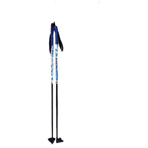 фото Палки лыжные stc brados sport composite blue 100% стекловолокно 155 см