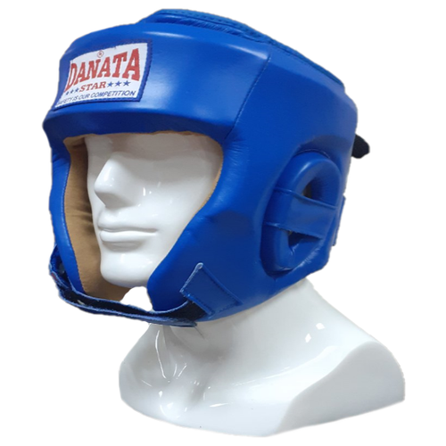 фото Шлем из натуральной кожи professional (размер l) синий danata