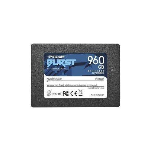 фото Ssd жесткий диск sata2.5" 960gb burst elite pbe960gs25ssdr patriot patriot memory