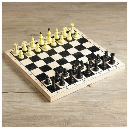 Настольная игра 3 в 1 Классическая: нарды, шахматы, шашки, доска 40 х 40 см