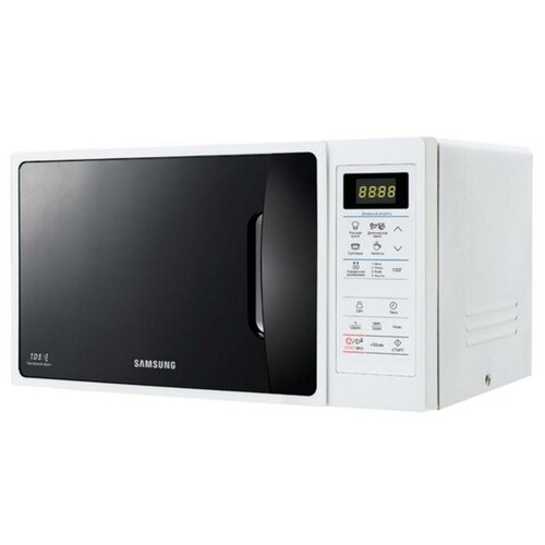 фото Микроволновая печь samsung me83arw/bw, 800 вт, 23 л, белая нет бренда