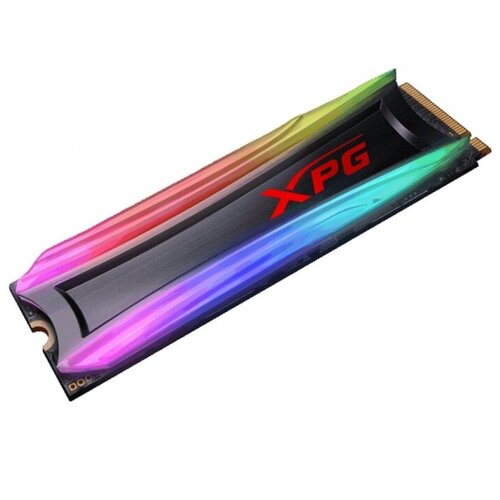 фото Жесткий диск ssd adata m.2 2280 1tb adata xpg spectrix s40g rgb client ssd [as40g-1tt-c] pcie gen3x4 with nvme, 3500/1900, iops 290/240k, mtbf 2m, 3d tlc, 640tbw, 0.35dwpd, customizable rgb lighting, heatsink, rtl (771120)