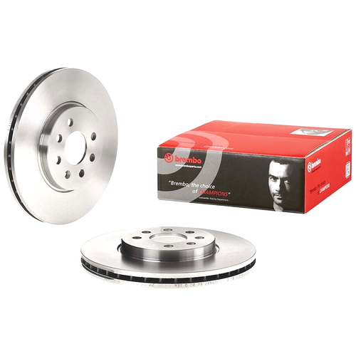 фото Brembo 09.9159.10 (0986479077 / 0986479s55 / 09915910) диск тормозной передний вентилируемый opel (опель) astra (астра) 04-10 / meriva (мерива) (03-10) (комплект 2 штуки)